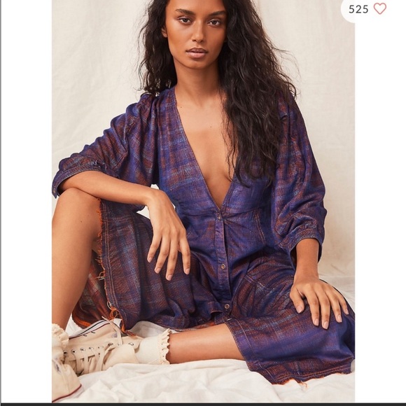 Free People Dresses & Skirts - Free People Evie Maxi Dress S Plaid